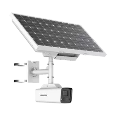ColorVu - Camera solara 4MP, lentila 4mm, WL 30m, 4G, Panou solar+acumulator, Audio, IP67 - HIKVISION DS-2XS2T47G1-LDH-4GC18S40-
