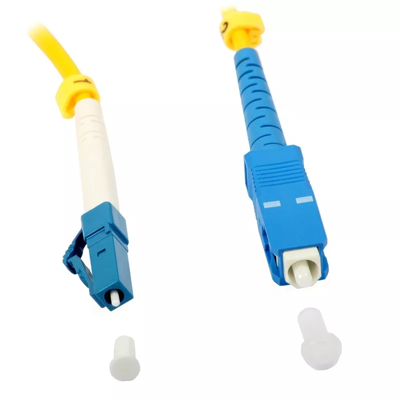 Patchcord SM SC/UPC-LC/UPC simplex, G.657.A2, LSZH, Grade B, 0.5m