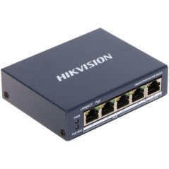 SWITCH POE DS-3E0505P-E CU 4 PORTURI Hikvision