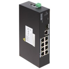 Switch Smart managed 8 porturi PoE, 2 porturi uplink SFP/RJ45 - HIKVISION DS-3T1310P-SI-HS