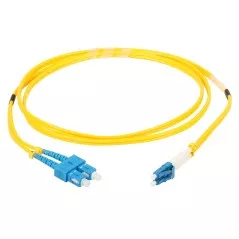 Patchcord SM 2xSC/UPC - 2xLC/UPC 1m singlemode duplex G.657.A2, LSZH, SM PC-1372D-1