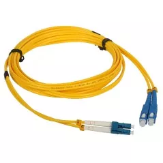 Patchcord SM 2xSC/UPC - 2xLC/UPC 3m singlemode duplex G.657.A2, LSZH, SM PC-1372D-3