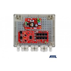 ATTE Switch 10-portowy (8xPoE 2xGigabit uplink) IP-8-20-L2 w obudowie zewnętrznej
