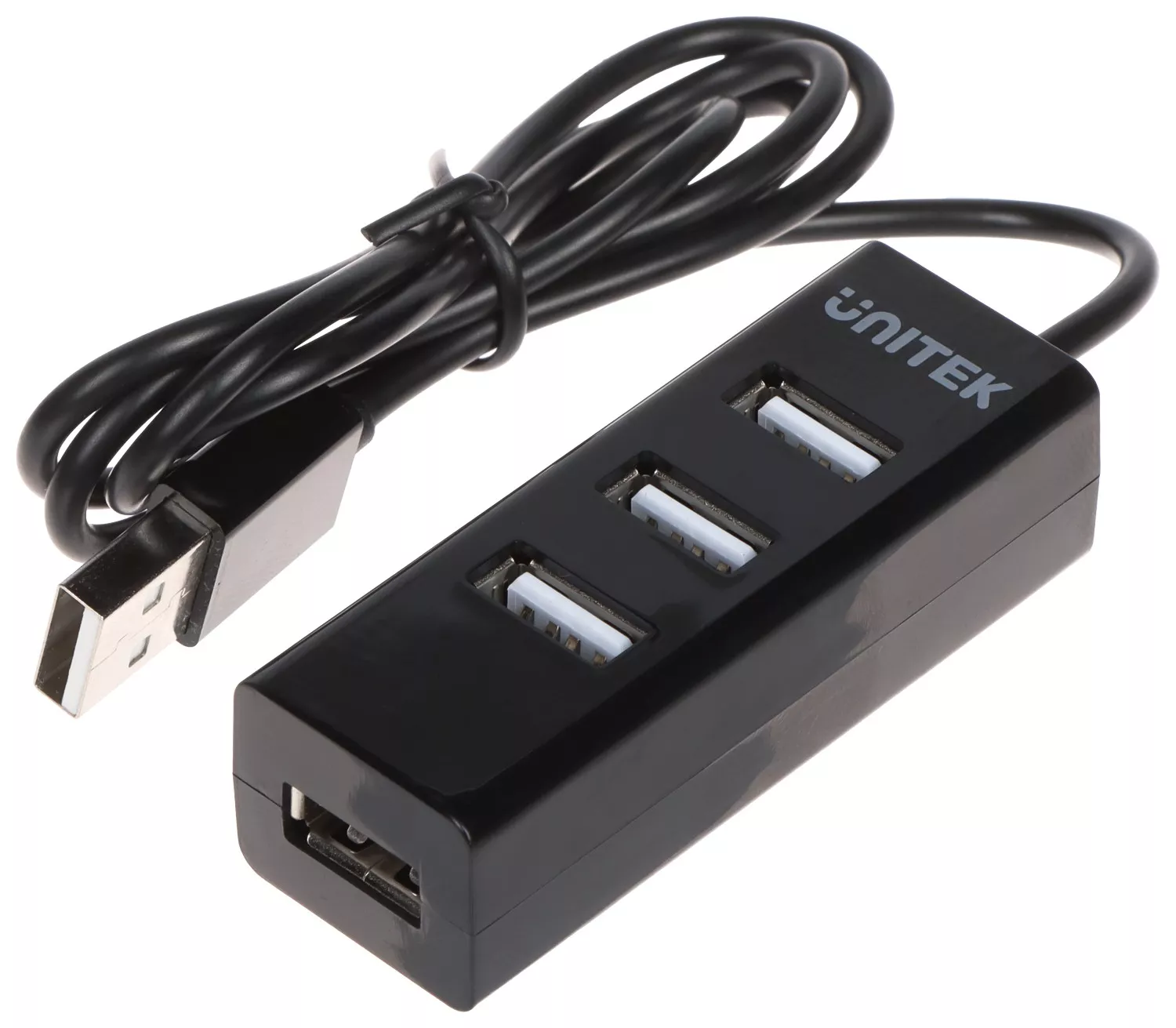 Hub 4 porturi USB 2.0 Y-2140 intrare cablu 80 cm USB-A