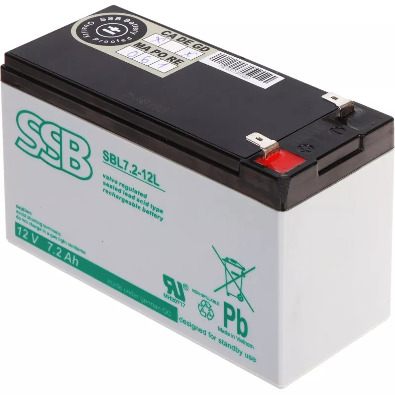 Acumulator AGM 12V/7.2 SBL/SSB 151x65x94mm