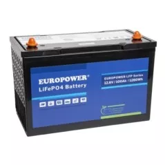 Baterie LifePO4 12.8V/100Ah pentru fotovoltaice Europower 330x173x220mm