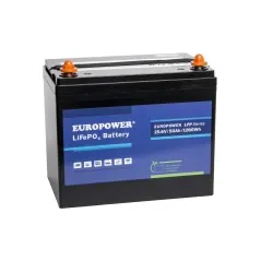 Acumulator LifePO4 25.6V/50Ah pentru fotovoltaice Europower 260x167x212 mm EUROPOWER - 1