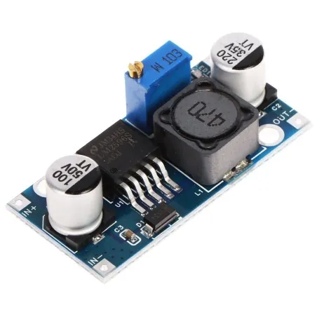 Convertor DC-DC step-down 3-40V in 1.5-35V out 3A PZD-LM2596-V2 coborâre tensiune  - 1