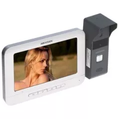 Kit Videointerfon DS-KIS203T Hikvision monitor 7 inch + statie exteriorara