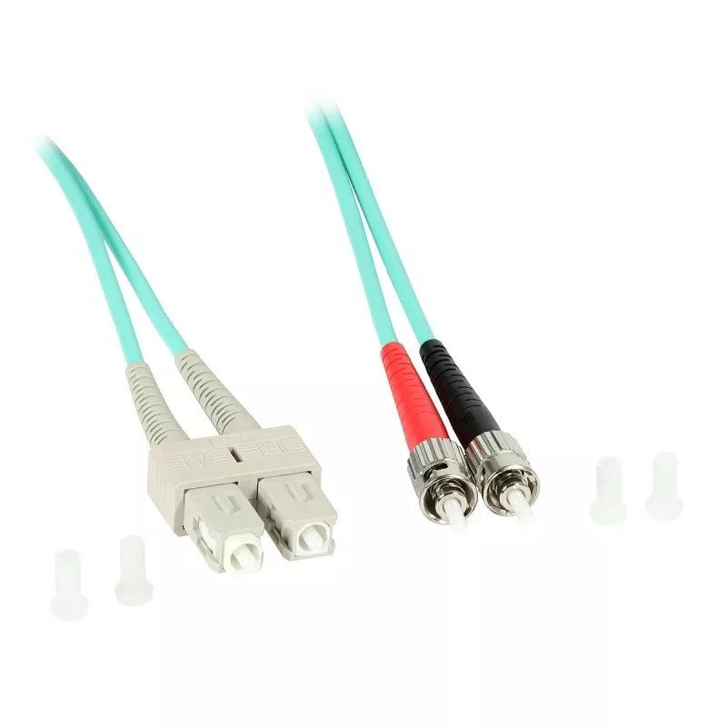 Patchord MM SC - ST, duplex, OM3 PC-1703D 1m
