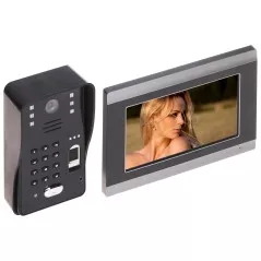 Kit videointerfon cu cititor amprentă și RFID ATLO VD-K72KPF1 Tuya
