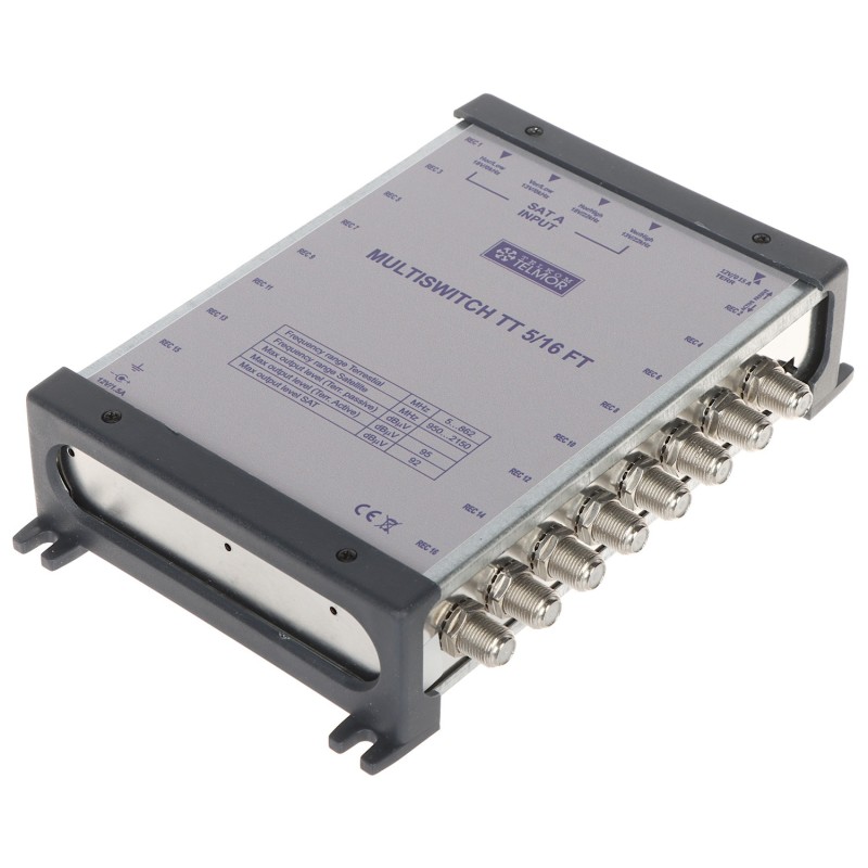 Multiswitch TT-5/16-FT-PREMU 5 INTRĂRI/16 ieșiri Telmor
