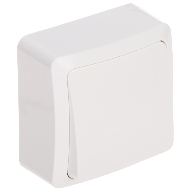Întrerupător aplicat Berg 3710-00/EPN alb 250V/10A Elektro-Plast
