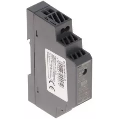 Sursă 12V/1.25A Mean Well HDR-15-12 reglabilă 15W, industrială montaj tablou electric - 1