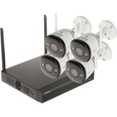 KIT SUPRAVEGHERE VIDEO KIT/NVR1104HS-W-S2/4-F22FE Wi-Fi, 4 CANALE HDD 1TB - 1080p 2.8 mm IMOU