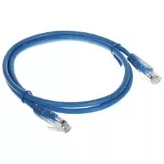 Patchcord UTP Cat.5 albastru 1m