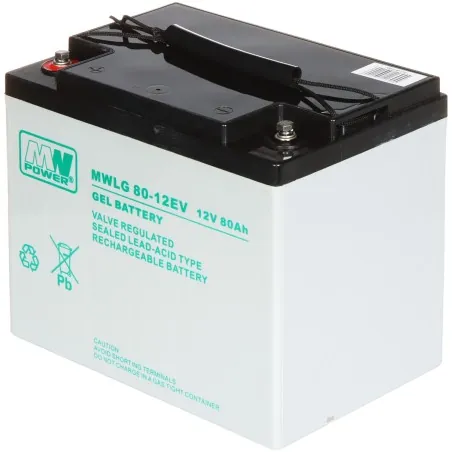 Acumulator 12V/80Ah MW Power AGM şurub M6 260x168x215mm MW POWER - 1 Acumulator 12V/80Ah MW Power AGM şurub M6 260x168x215mm MW POWER - 1