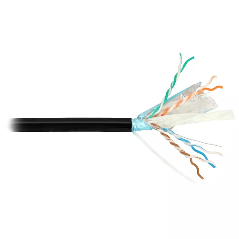 Cablu rețea FTP Cat.6 de exterior cu gel 100% cupru AWG23