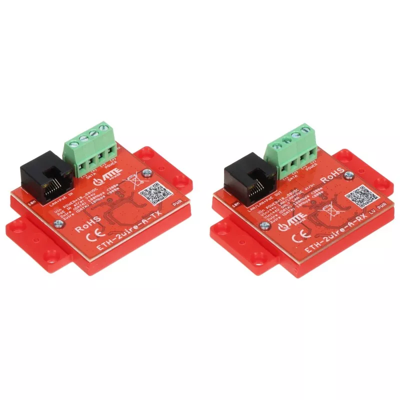 Kit extendere PoE+Date pe 2 fire max. 800m@10Mbit ETH-2WIRE-A-SET ATTE