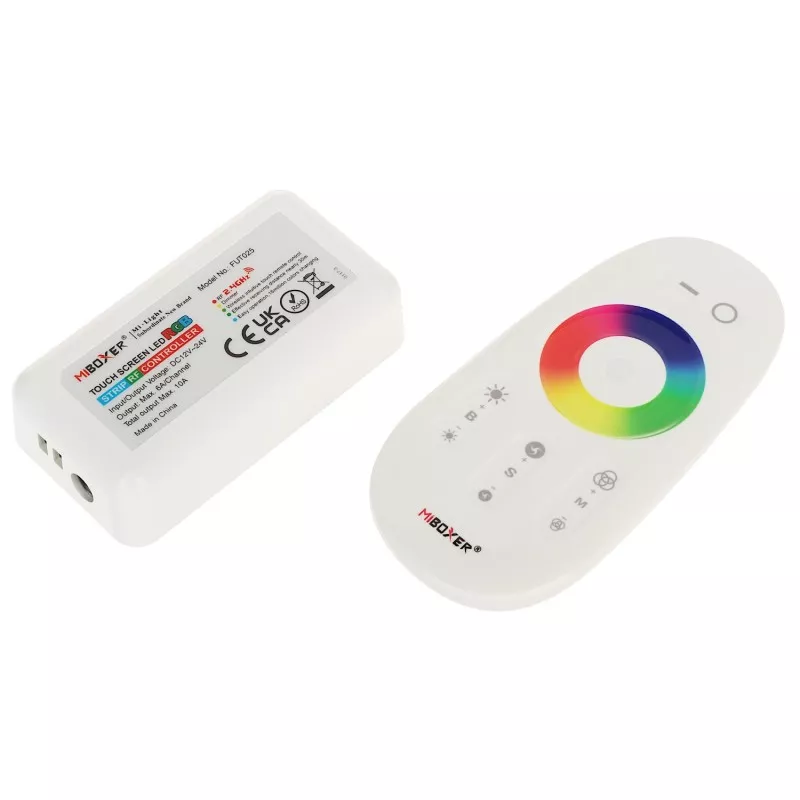 Controller iluminat LED RGB cu telecomandă FUT025 2.4 GHz, RGB 12...24 V DC MiBOXER / Mi-Light