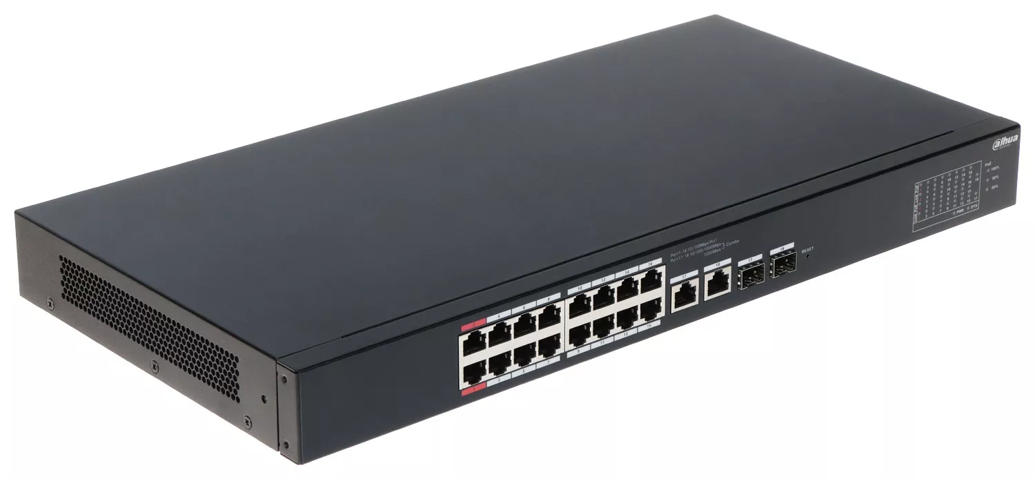 SWITCH POE CS4218-16ET-135 CU 16 PORTURI + 2X UPLINK + 2X SFP DAHUA