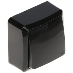 Întrerupător simplu aparent Berg 3710-09/EPN negru 250V/10A Elektro-Plast Elektro-Plast - 1
