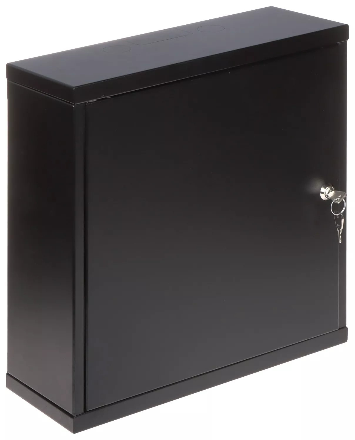 Cutie metalică aparentă neagră TPR4-B 400x400x140mm cu contrapanou, cheie