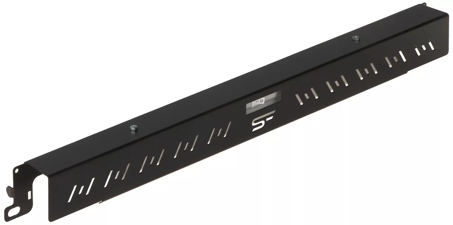 Lampă LED pentru cabinete rack P-RLF19-1U-B