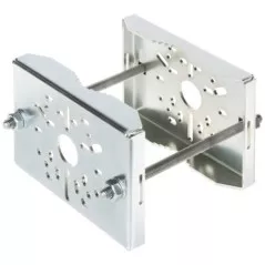 Suport montaj camere pe stâlp Ø30...120mm argintiu - 1