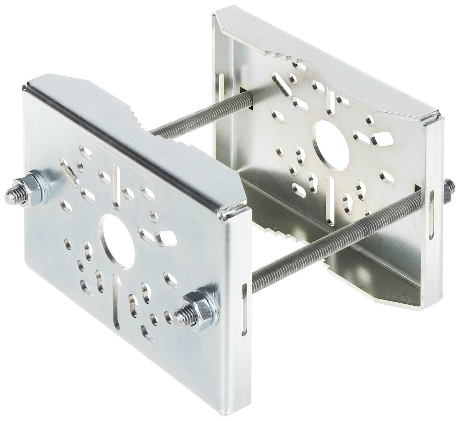 Suport montaj camere pe stâlp Ø30...120mm argintiu