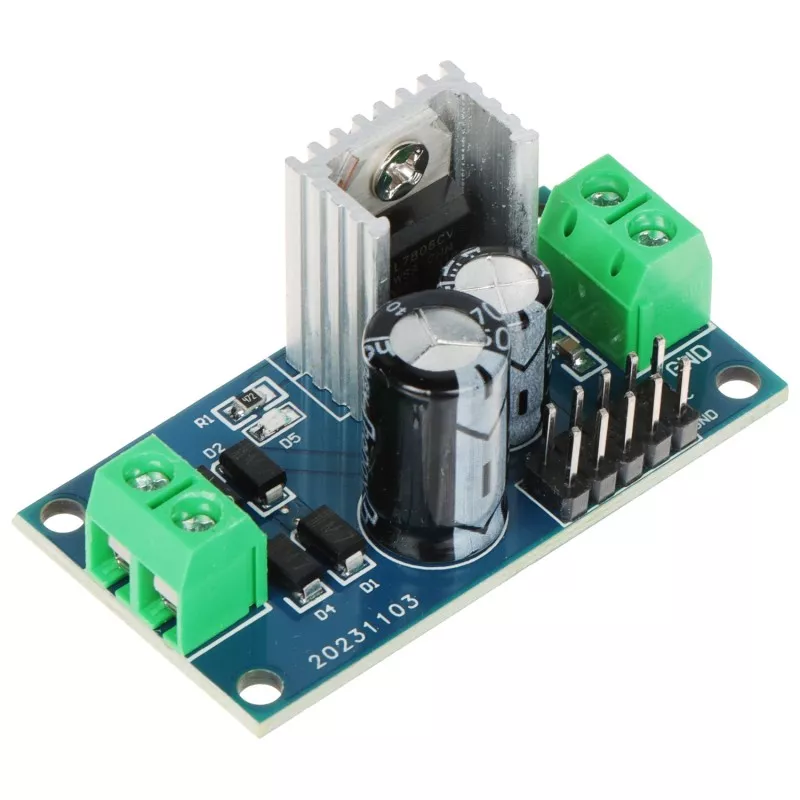 Modul stabilizare 6V/1A cu intrare 8-35V PZD-L7806