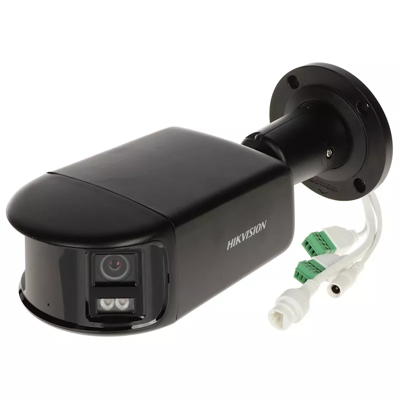 CAMERĂ IP DS-2CD2T87G2P-LSU/SL(4MM)(C)BLACK PANORAMIC ColorVu - 7.4 Mpx 2x4 mm Hikvision