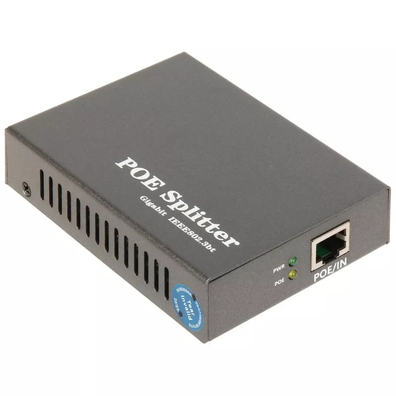 Convertor tensiune PoE 48V/12V 6A 802.3 (alimentare+date pe UTP pentru camere ne-PoE) GTX