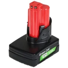 Acumulator compatibil Milwaukee M12 12V/6Ah PTML12V6-GC Green Cell Green Cell - 1