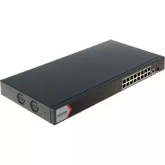 Switch 16 porturi PoE Gigabit, 1 porturi RJ45 Gigabit, 1 port SFP Gigabit, Smart Management - HIKVISION DS-3E1518P-EI