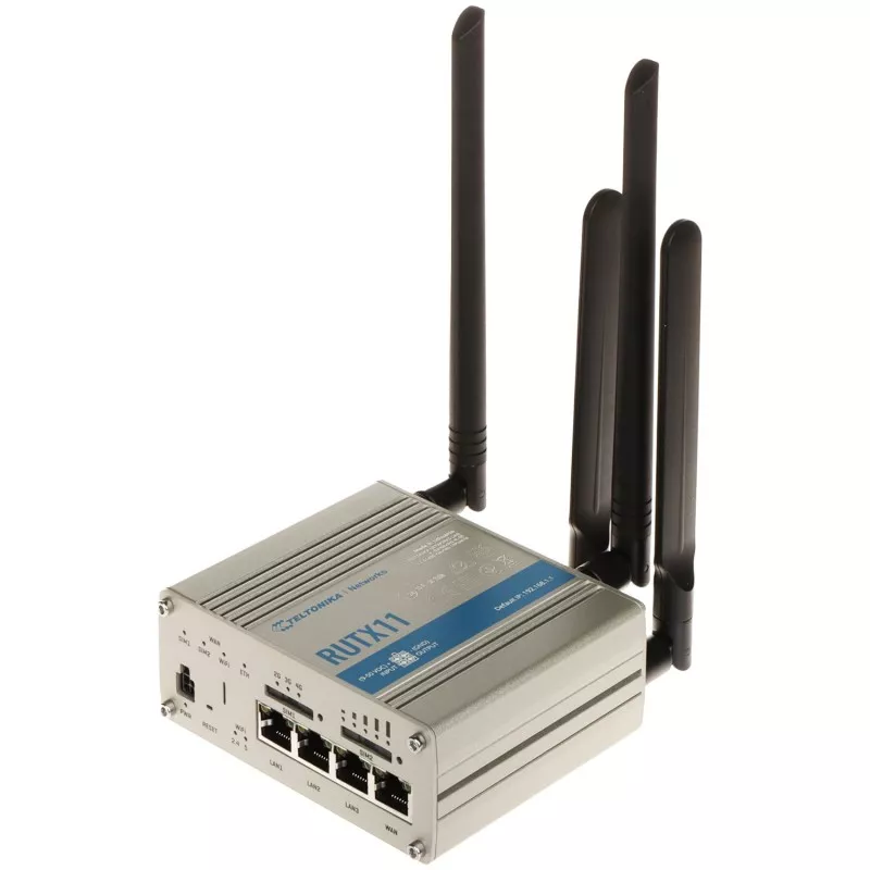 ACCESS POINT 4G LTE + ROUTER RUTX11 Dual SIM Bluetooth BLE, Wi-Fi 5, 2.4 GHz, 5 GHz, 867 Mbps Teltonika