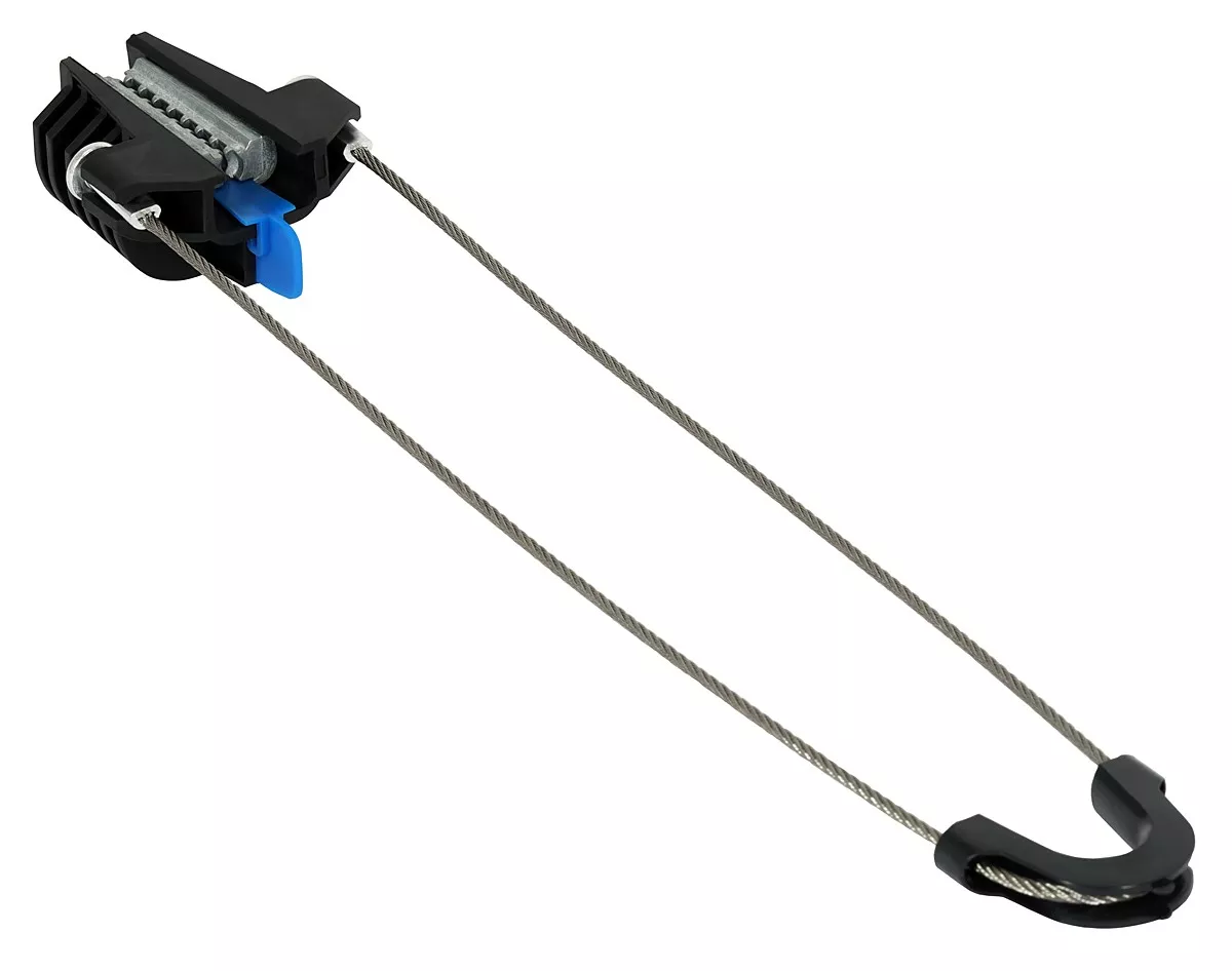 Clemă de tensionare pentru cabluri cu fibră optică cu cablu de transport (3-5,5 mm) I-05.PAT