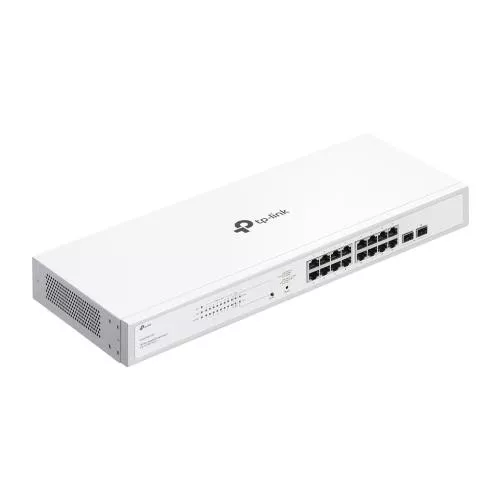SWITCH PoE TP-LINK Festa, 18 porturi Gigabit (16 PoE+), IEEE 802.3at/af, 150W buget POE, carcasa metalica "Festa FS318GP" (timbr