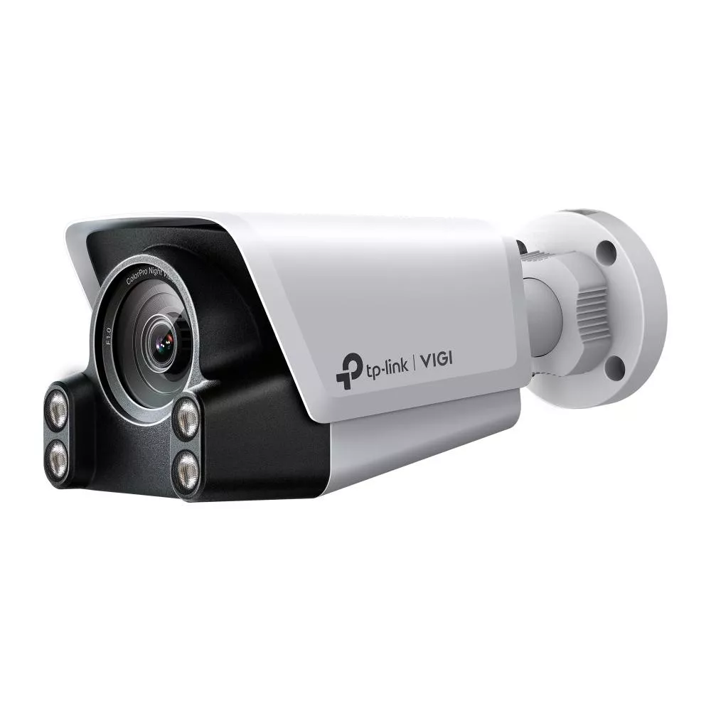 TP-LINK VIGI 4MP Outdoor ColorPro Night Vision Bullet Network Camera VIGI C340S(4MM), sENZOR: 1/1.8" Progressive Scan CMOS, F1.0