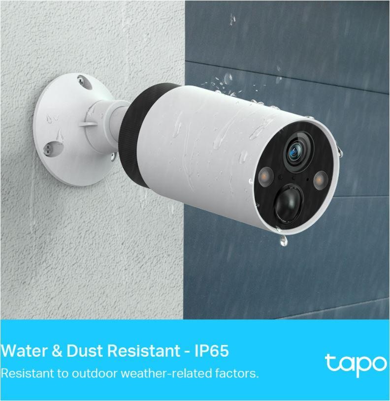 CAMERA IP Exterior TP-LINK, Set 1 buc + HUB, IP66, dist. IR 15 m, tip lentila fixa 3.15 mm, 3 Mpx rezolutie 2K, RJ-45 + wireles