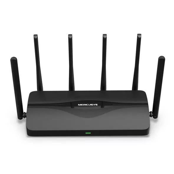 ROUTER MERCUSYS, BE9300, 1 2.5 Gbps WAN port and 3 2.5 Gbps LAN, Tri-Band 2.4 / 5 /6 Ghz, Wi-Fi 7, 6 x antene externe, "MR47BE"