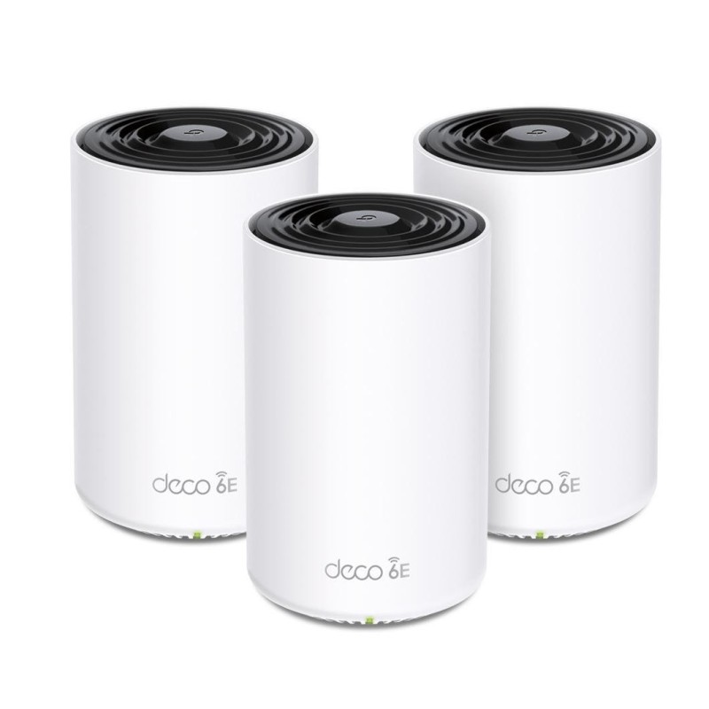 TP-Link AXE5400 home mesh Wi-Fi 6E System, Tri-Band, Deco XE75(3-pack) Standarde Wireless: IEEE 802.11ax 6 GHz
