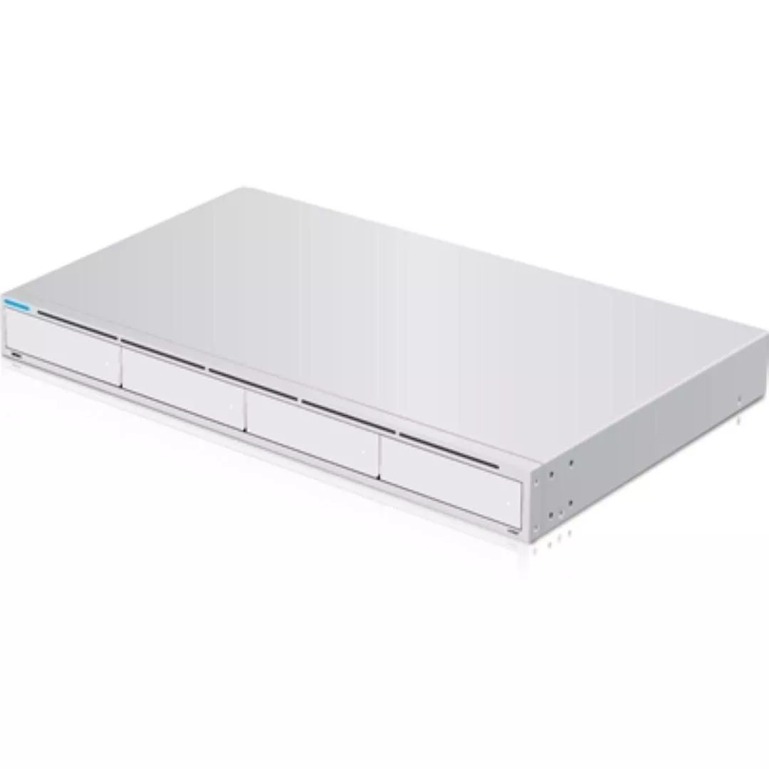 Ubiquiti UniFi Protect Network Video Recorder UNVR, 4 X 2.5"/3.5" Drive bays, 1X 10G SFP+ port, 1 X Gigabit RJ45 port, 1U rack