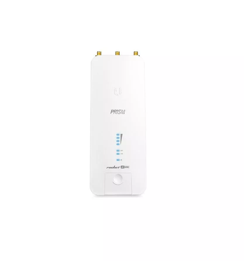 Ubiquiti PrismStation 5GHz Rocket ac Gen2 airPrism metal, 10,100,1000 Mbit/s, 128 Mega bites, FCC, IC, CE; Ethernet LAN (RJ-45)