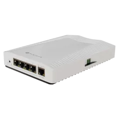 Router 4 porturi 10G, 1 port 1G, sina DIN - MikroTik CRS304-4XG-IN