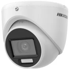 Cameră dome Hikvision DS-2CE76U0T-LMF 4-în-1 (8 Mpix, 2.8 mm, 0.01 lx, microfon, IR max. 30 m, AcuSense) - 1