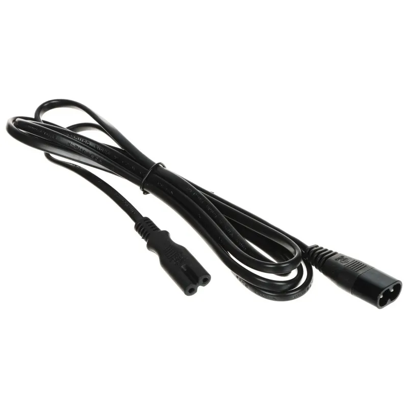 Cablu prelungitor IEC-320-C7-C8 mama-tată 2m POS/casetofon