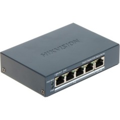 SWITCH POE DS-3E1505P-EI/M CU 4 PORTURI Hikvision