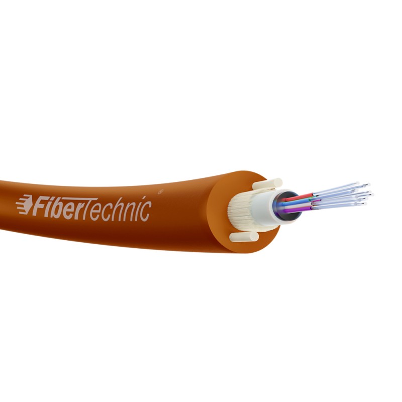 Cablu fibră optică 12 fibre singlemode îngropabil Fibertechnic DAC Z-XOTKtcdD 9/125 ITU-T G.652D 4kN - 1 Cablu fibră optică 12 fibre singlemode îngropabil Fibertechnic DAC Z-XOTKtcdD 9/125 ITU-T G.652D 4kN - 1