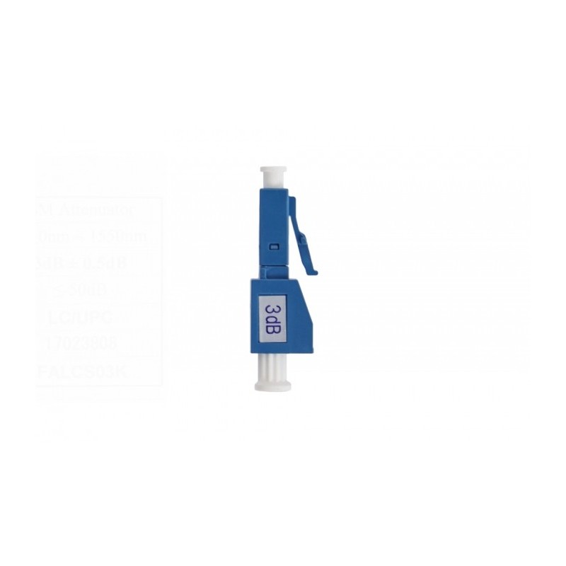 Atenuator optic LC/UPC singlemode 3dB tată-mamă